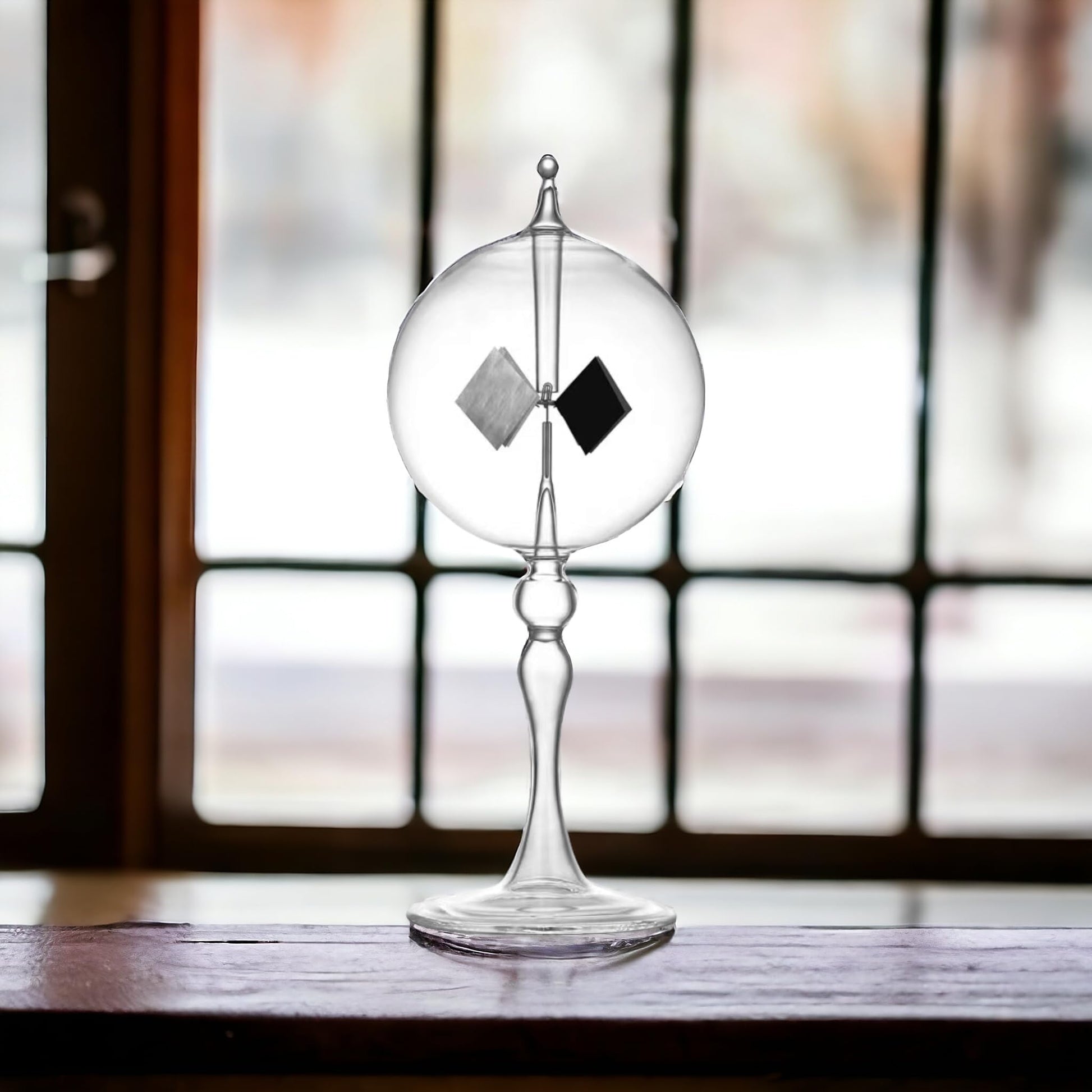 DORAMI premium solar crookes radiometer lifestyle placement on an office shelf
