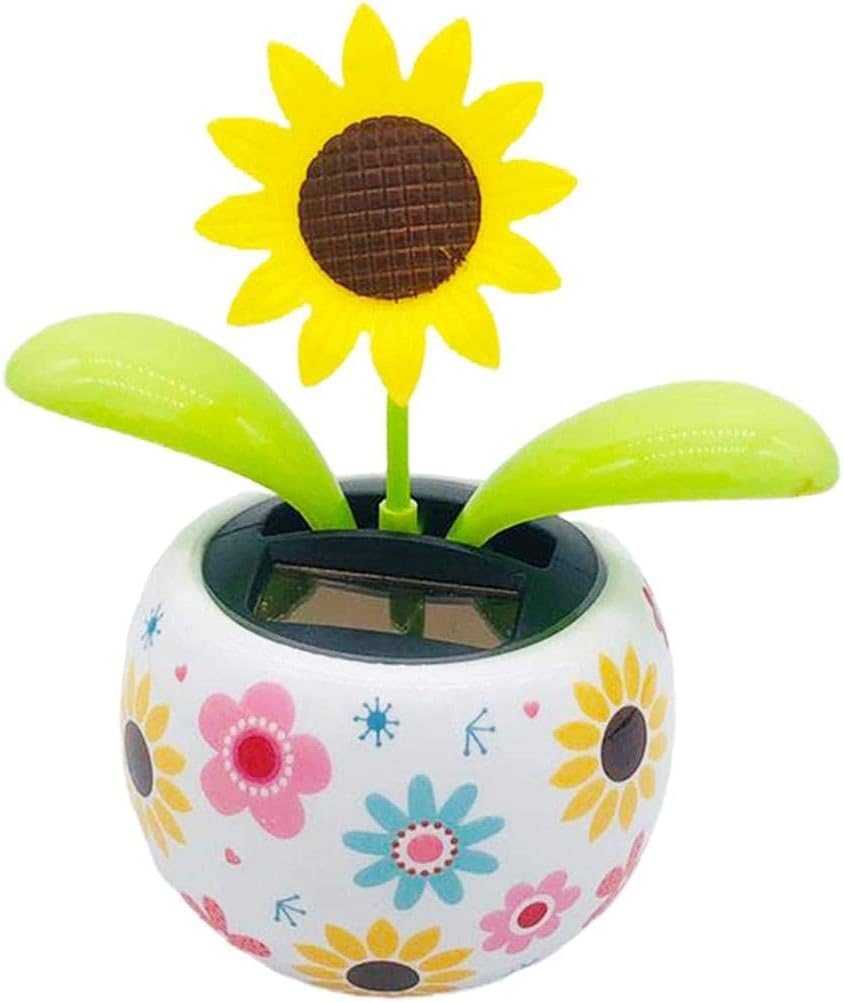 Four count solar powered swinging animated dancer toy set