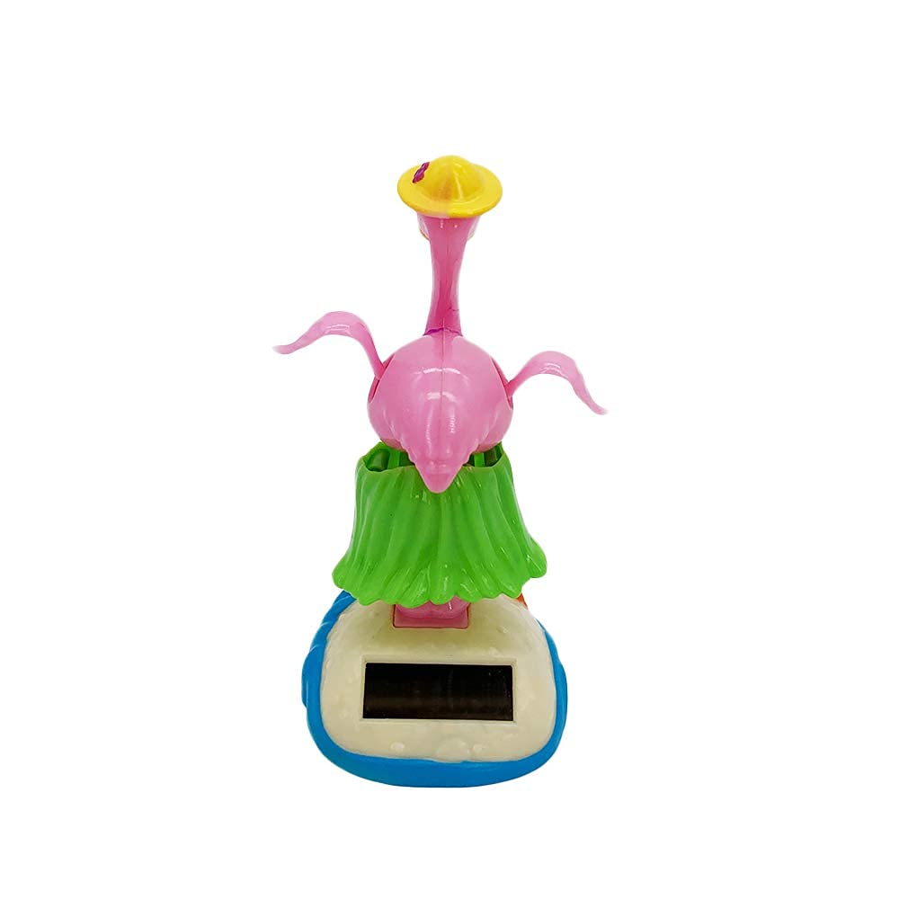 YGMONER Hawaii style shaking flamingo desk accessory capturing the cheerful arm moving mechanism