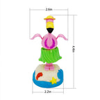 YGMONER imported solar powered car interior decoration package including one premium flamingo doll variant B