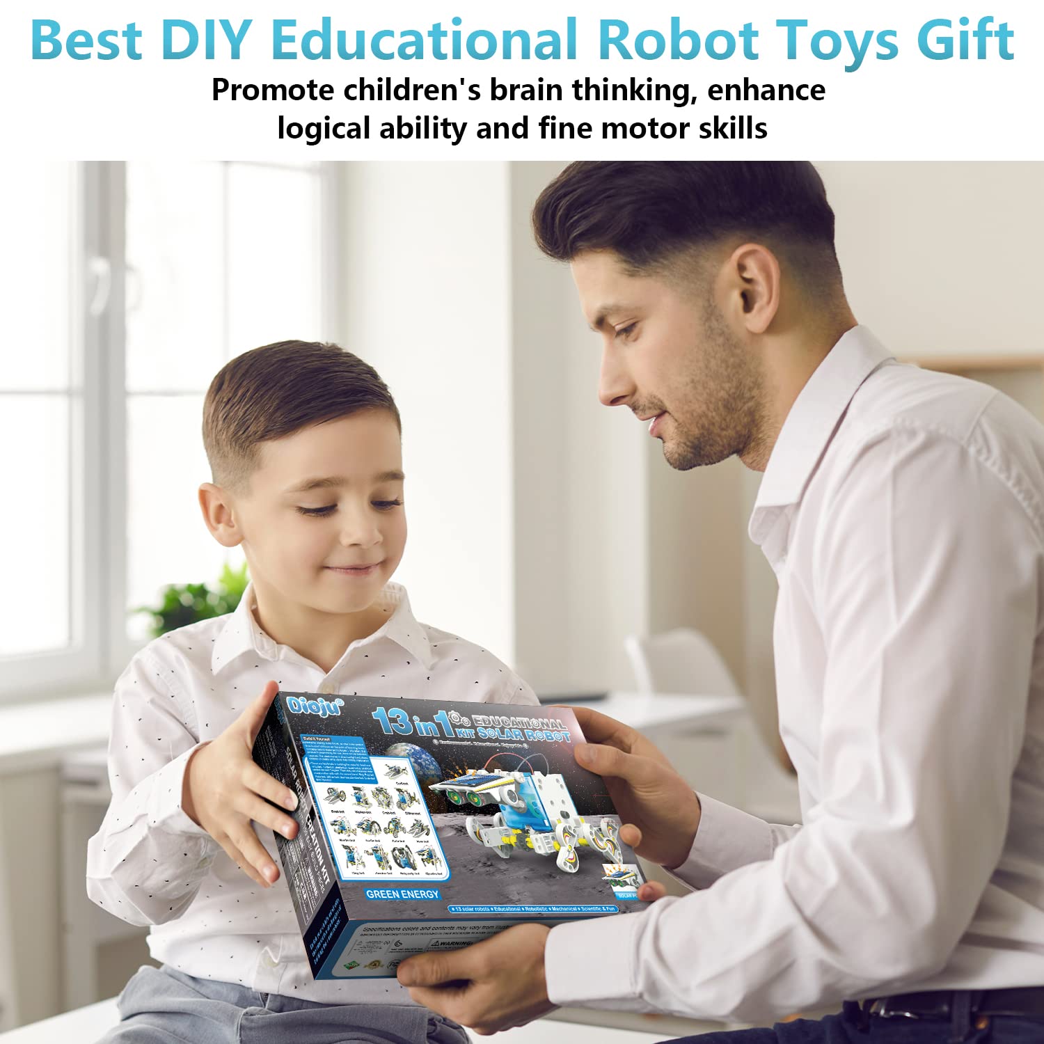 Step by step illustrated english installation manual showing robotic assembly procedures