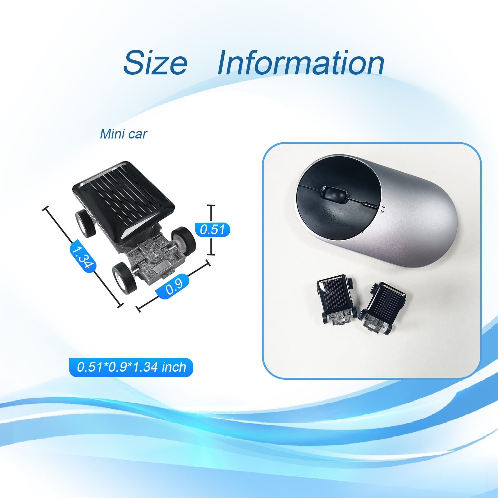 Side angle of the battery-free educational science kit highlighting the micro electric motor and miniature gear system.