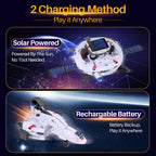 Open instruction manual alongside structural components illustrating the step by step assembly guide for children