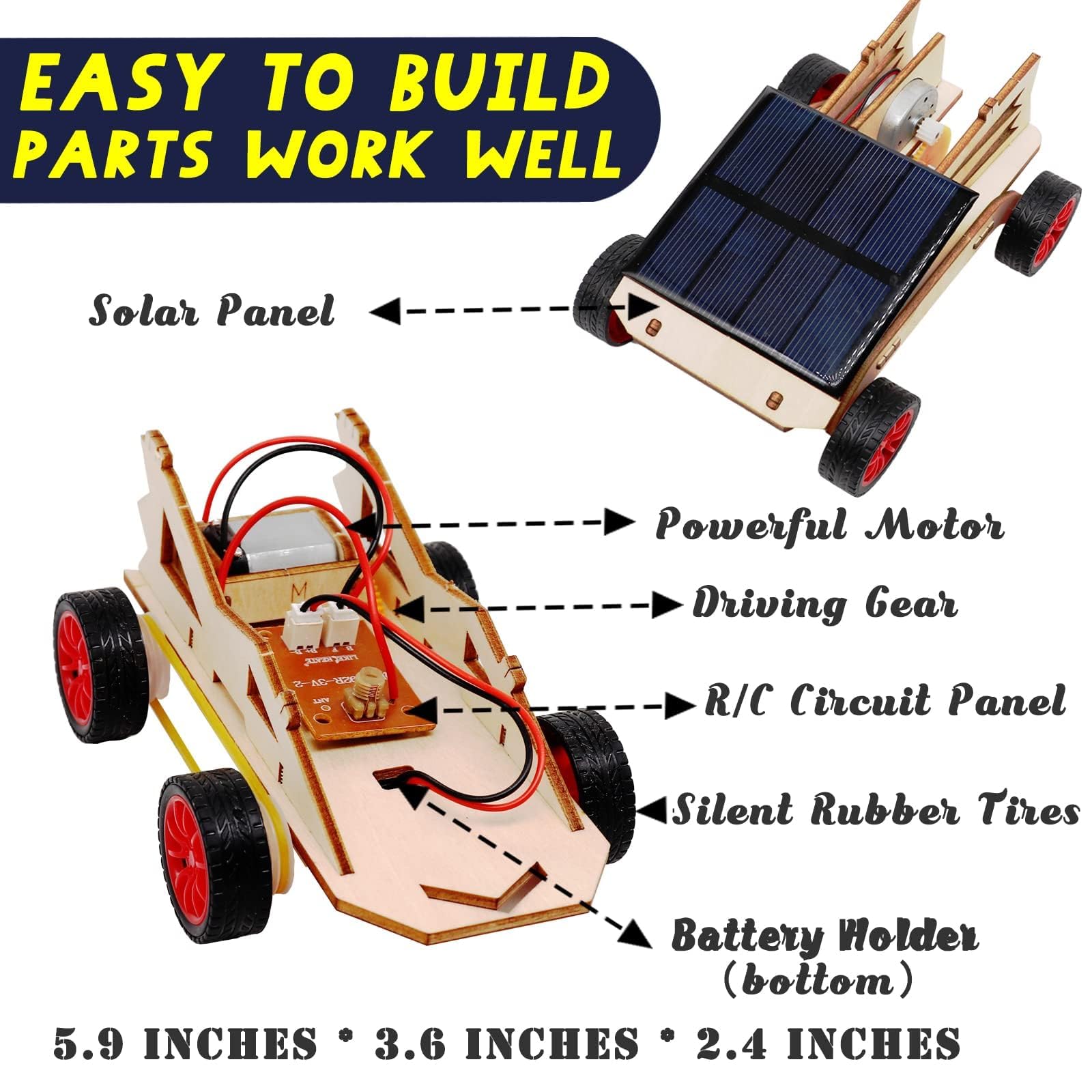 CYOEST mechanical learning gift box showing children assembling electronic circuits safely
