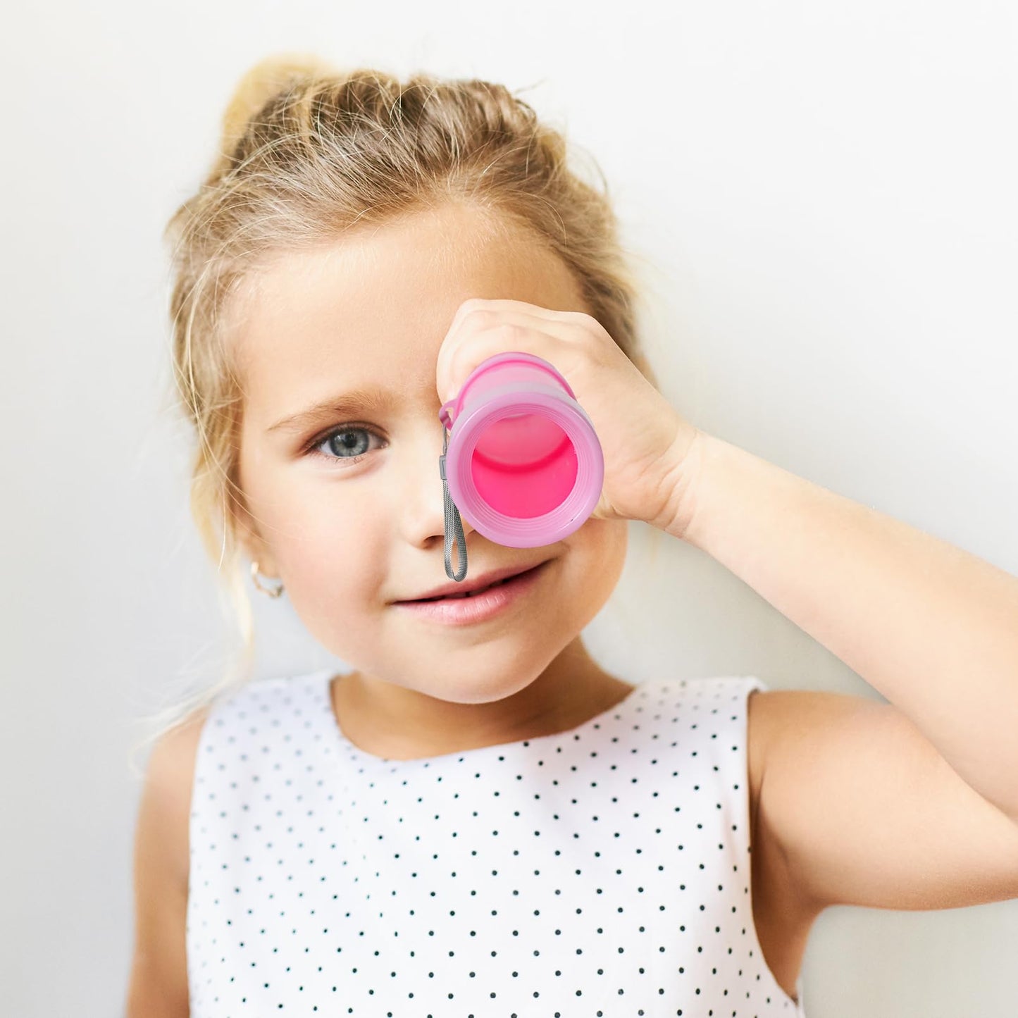 Two section folding pirate telescope toy designed for toddlers and young learners