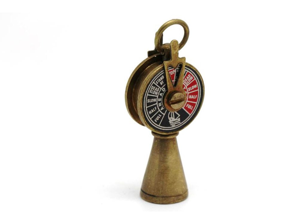 Roorkee Instruments solid brass miniature theodolite and spyglass telescope with antique finish