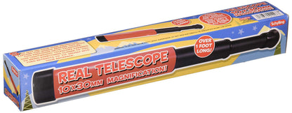 Retracted view of the classic kids spyglass observation scope highlighting the soft rubber eye cup.
