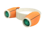 C-ZOFEK Tsuyu Asui telescope accessory worn over a green cosplay wig