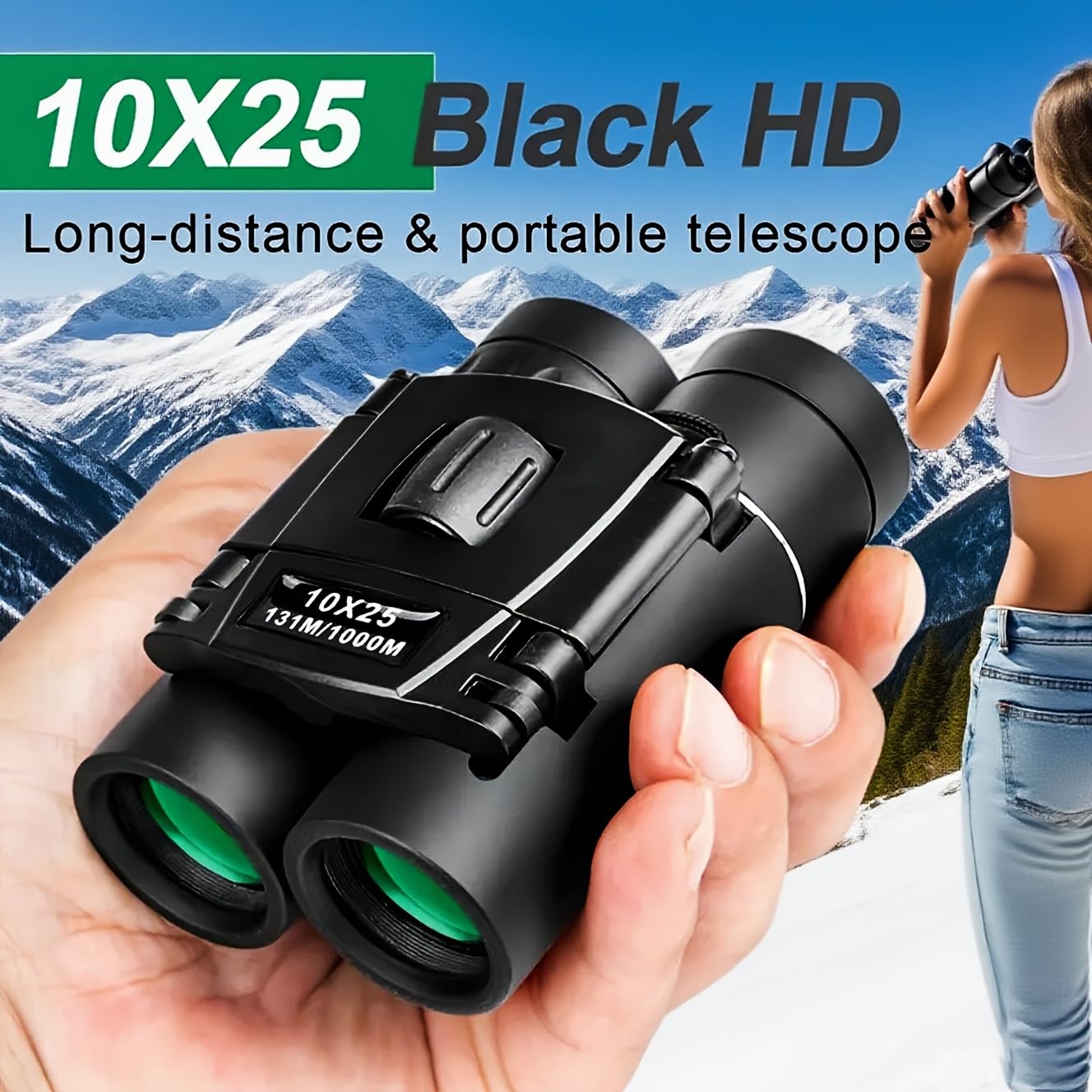 Rudra Retails portable pocket telescope collapsed via dual hinge mechanism for easy storage