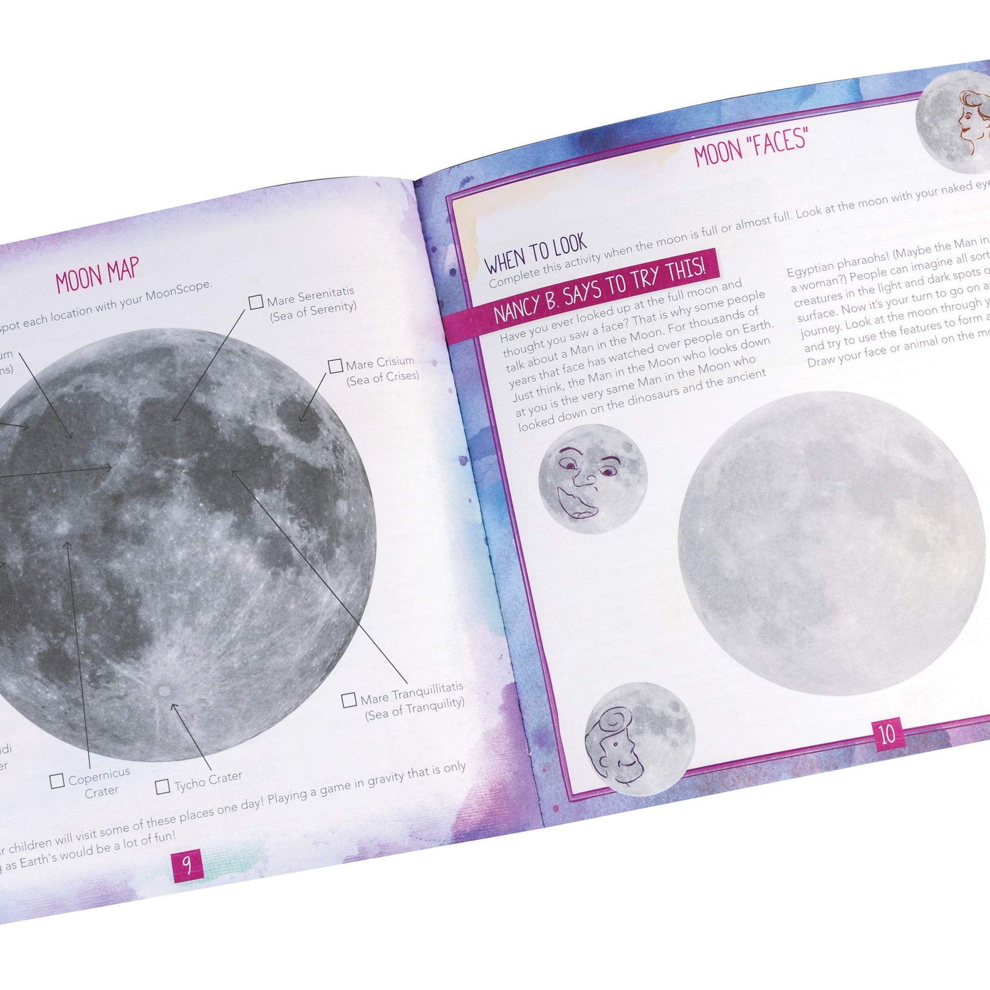 Close-up view of the Educational Insights MoonScope focus knob and all-glass lens assembly for high magnification.