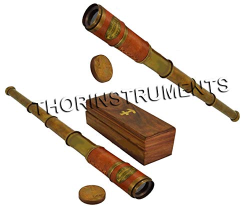 Close up view of the engraved eyepiece and optical lens of the premium instrument