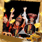 Zubebe mini gasparilla pirate telescopes displayed together as imported birthday costume accessories.