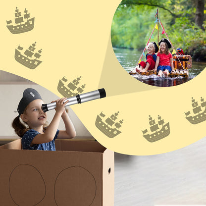 Xuhal kids educational pirate telescope accessories for Halloween costume decoration