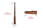 Roorkee Instruments antique replica telescope securely packed inside its genuine leather case