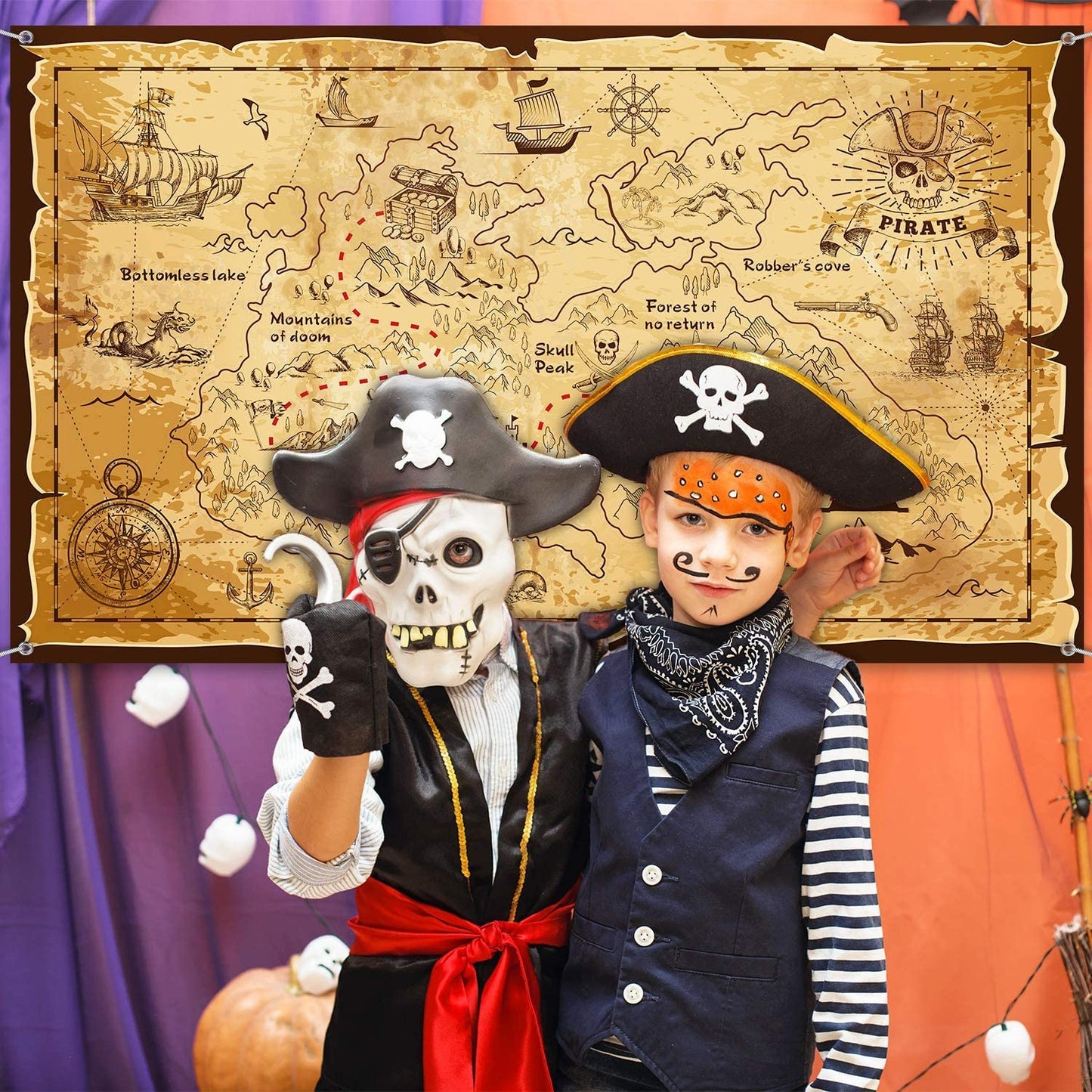 Aubric pirate adventure toy package displaying premium gift packaging for boys and telescope lovers
