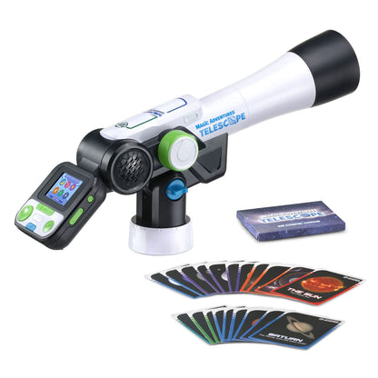LeapFrog astronomy educational kit with detachable tripod and cosmic cards