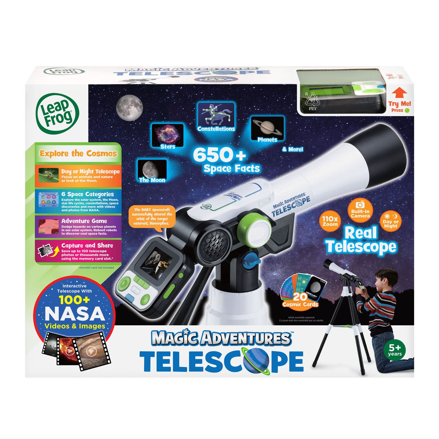 LeapFrog imported interactive learning toy packaging for Indian consumers