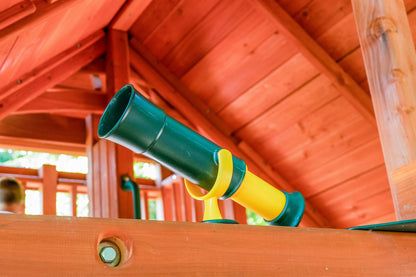Full packaging display of the authentic Jack and June telescope playset attachment from the USA