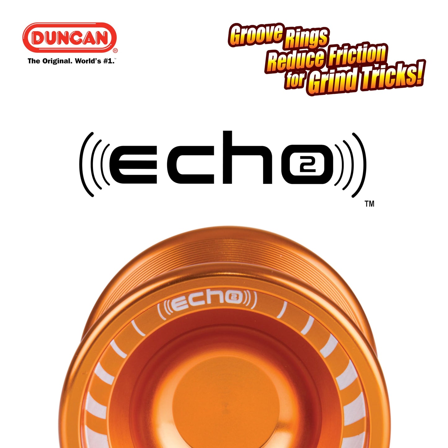 Duncan Echo 2 black aluminum yo-yo side profile