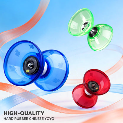 Blue Magicyoyo Chinese yoyo with carbon sticks and bag
