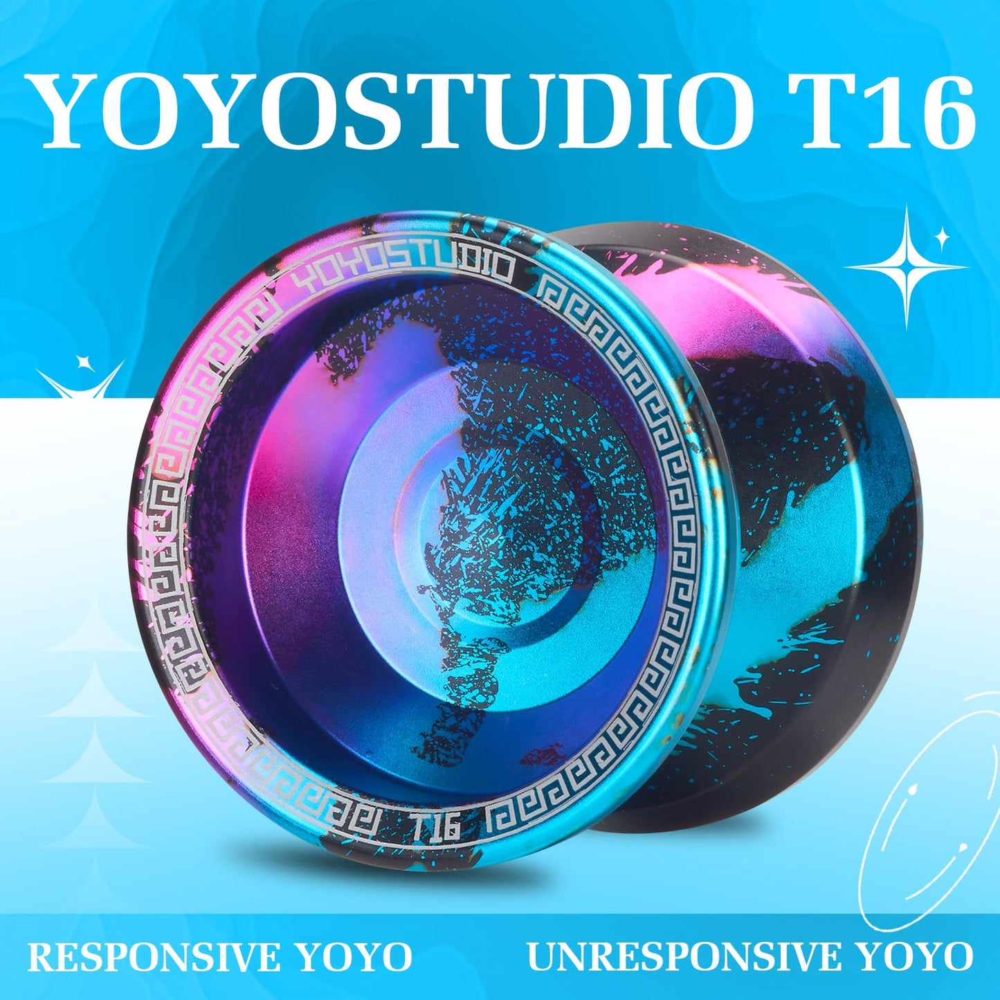 Yoyostudio T16 yoyo inside protective carrying case