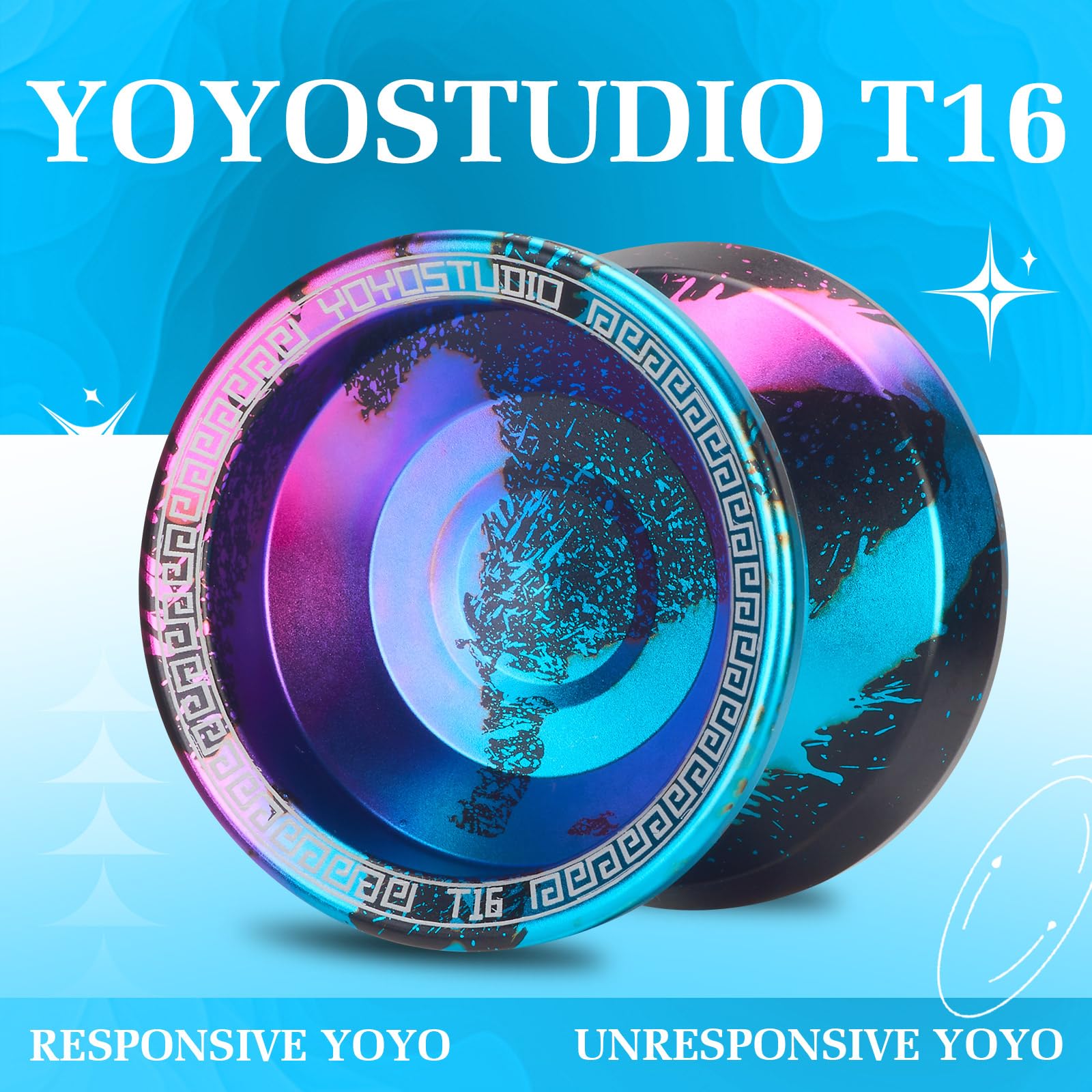 Yoyostudio T16 yoyo inside protective carrying case