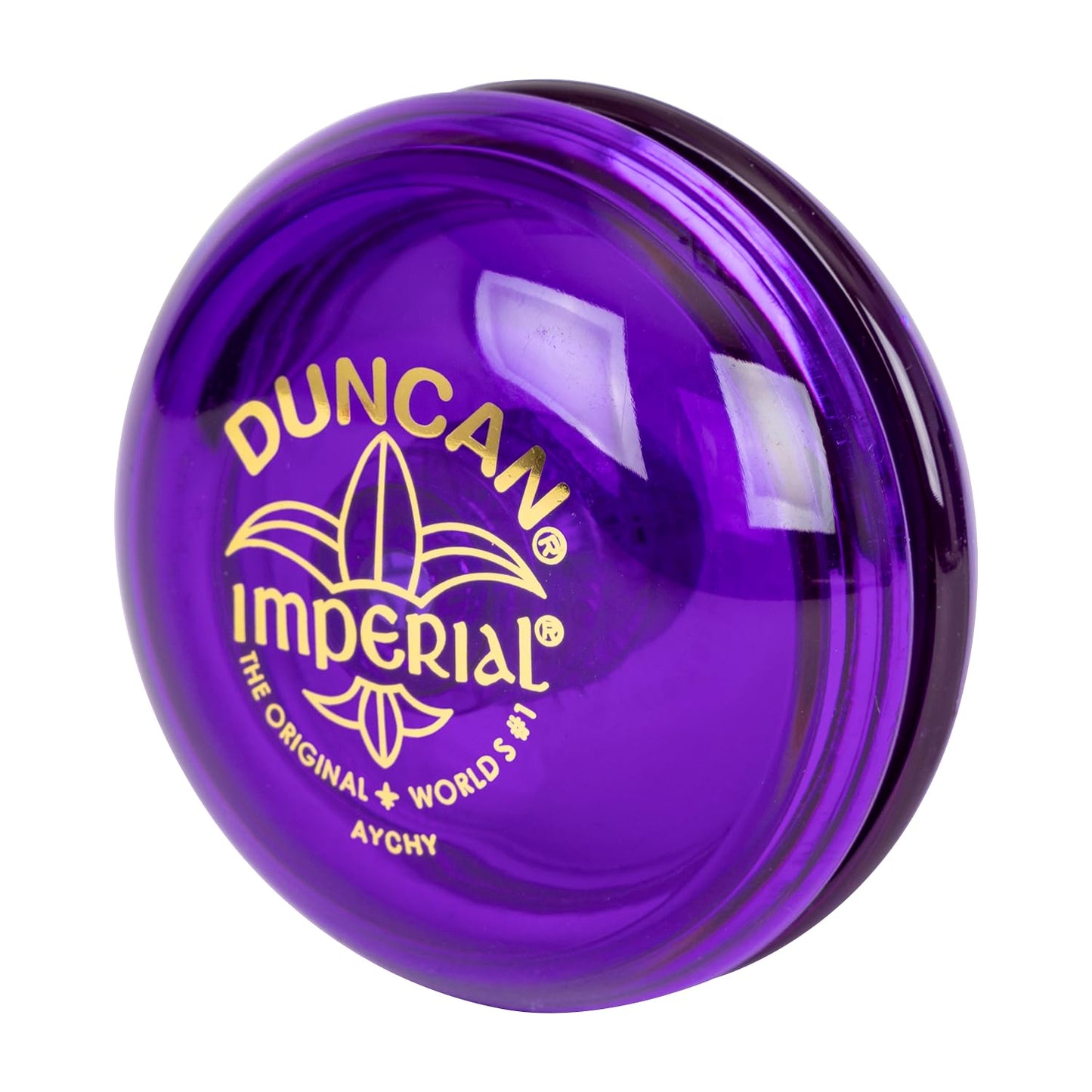 Side profile of Duncan Imperial beginner plastic yo-yo