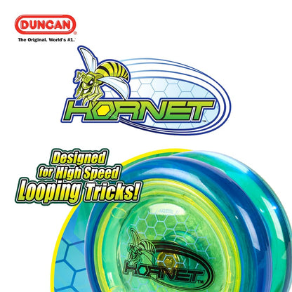 Side profile of Duncan Hornet Pro showing ball-bearing axle design