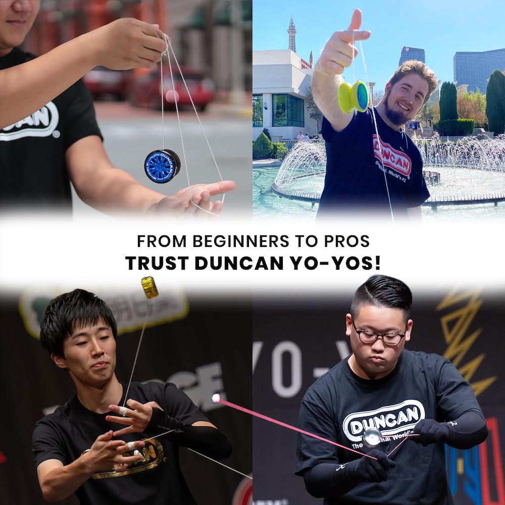 Duncan Hornet Pro yo-yo in motion for looping tricks
