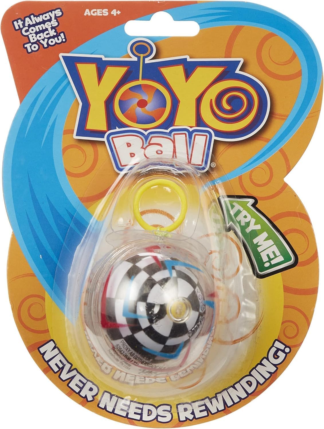 Big Time Toys Yoyo Ball in packaging showing USA import quality