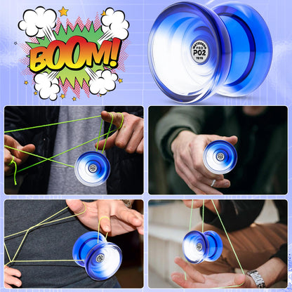 Close up of German Bayer PC material on Watieoboo P02 yoyo