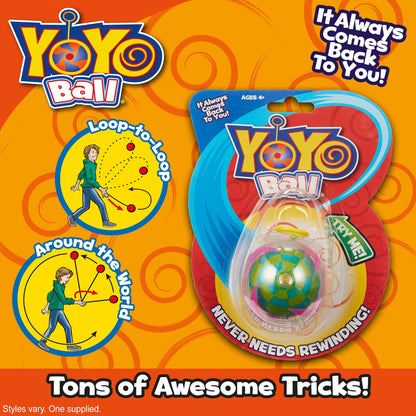 Assorted colors of Big Time Toys automatic yoyo ball