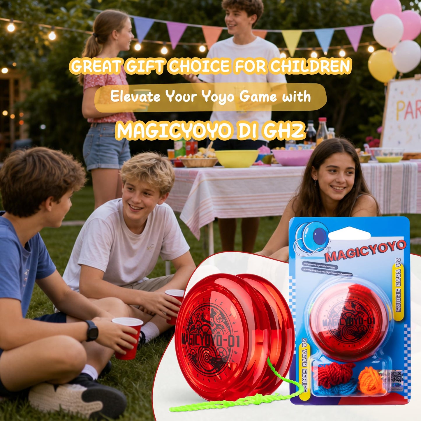 Authentic Magicyoyo D1 responsive yoyo packaging and details
