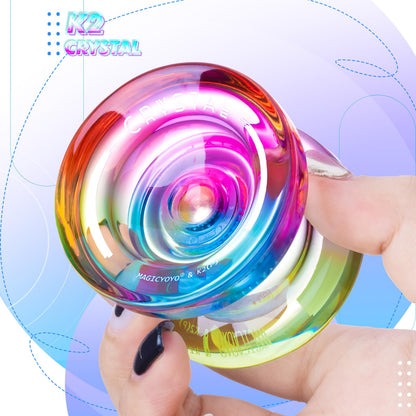 Detailed view of Magicyoyo K2 responsive and unresponsive bearings