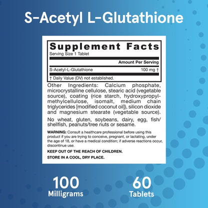 High quality Jarrow Formulas S-Acetyl L-Glutathione packaging