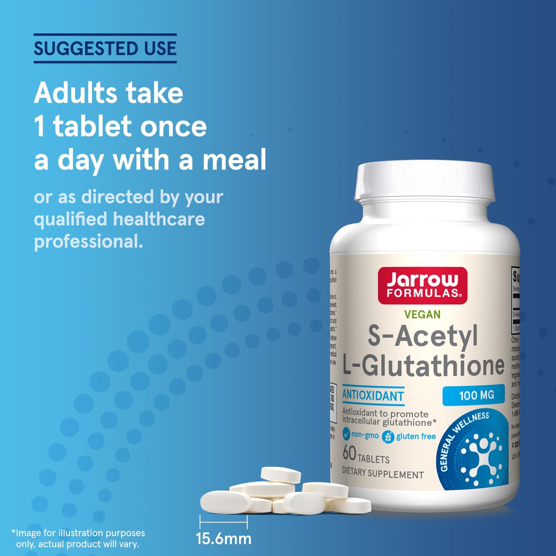 Authentic USA imported Jarrow Formulas glutathione supplement
