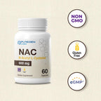 Puregen Labs 60 count vegetarian capsules bottle lifestyle display