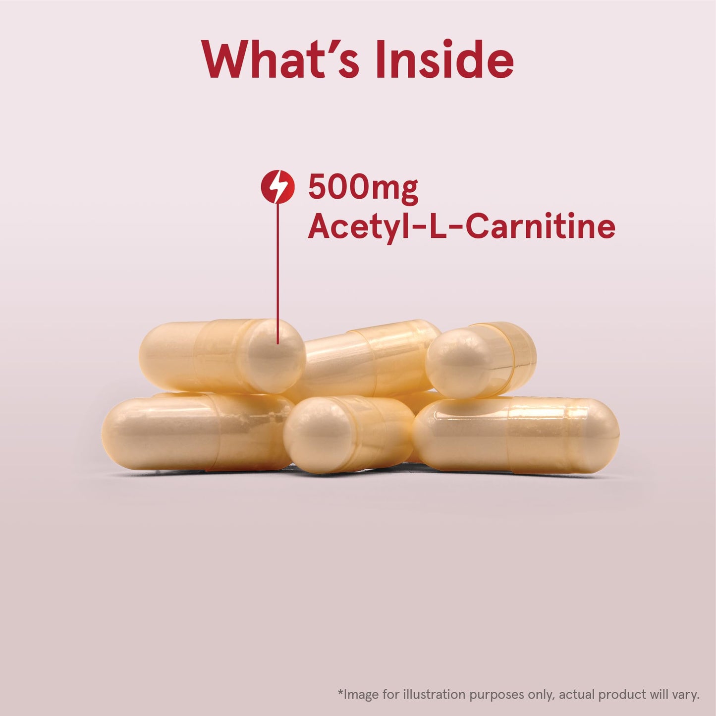 Back label of Jarrow Acetyl L-Carnitine 120 capsule bottle detailing the recommended daily usage and vegan product certifications.