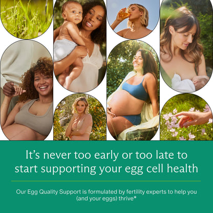Needed fertility supplements for women demonstrating clean plant based non GMO certification seals.