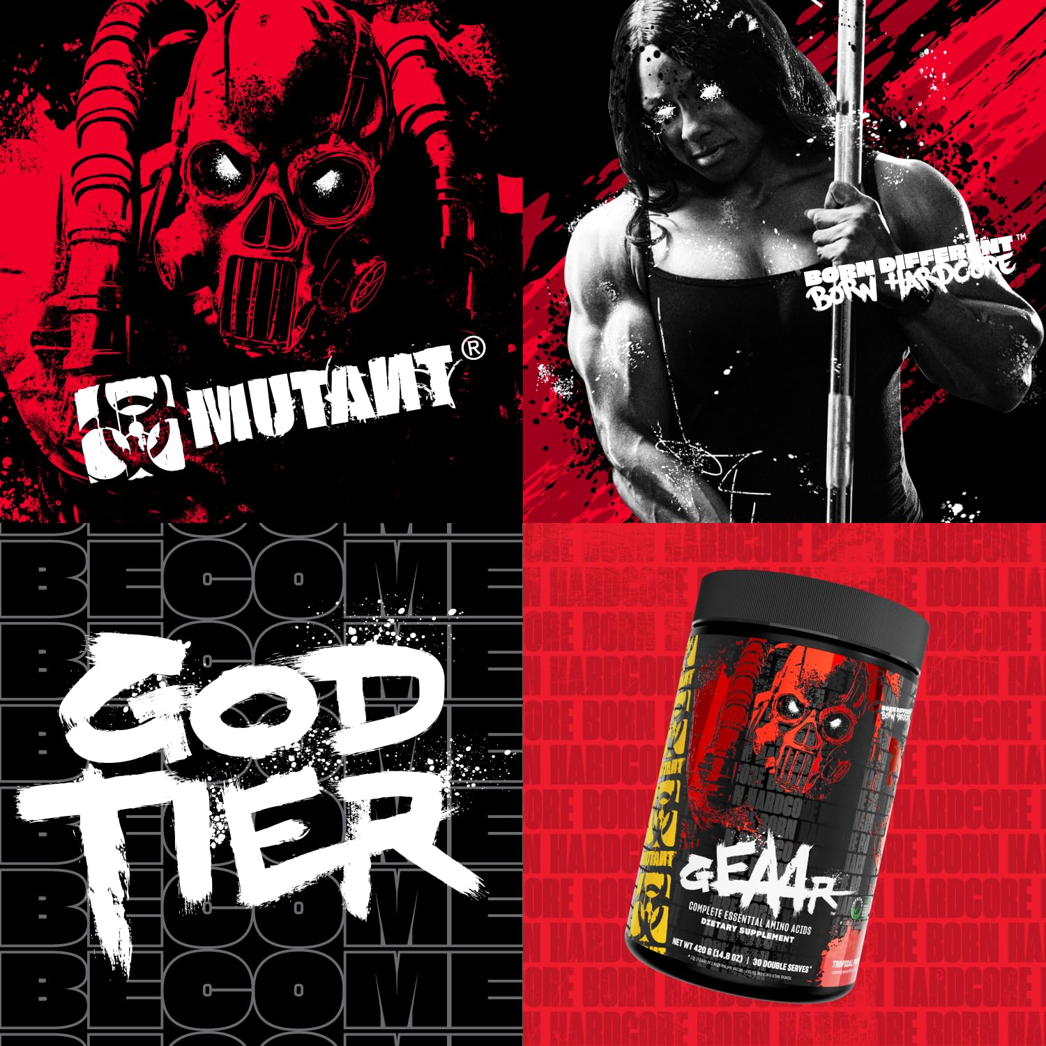 Mutant Geaar electrolyte and coconut water highlight