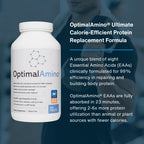OptimalAmino tablets close up showing pure tablet texture