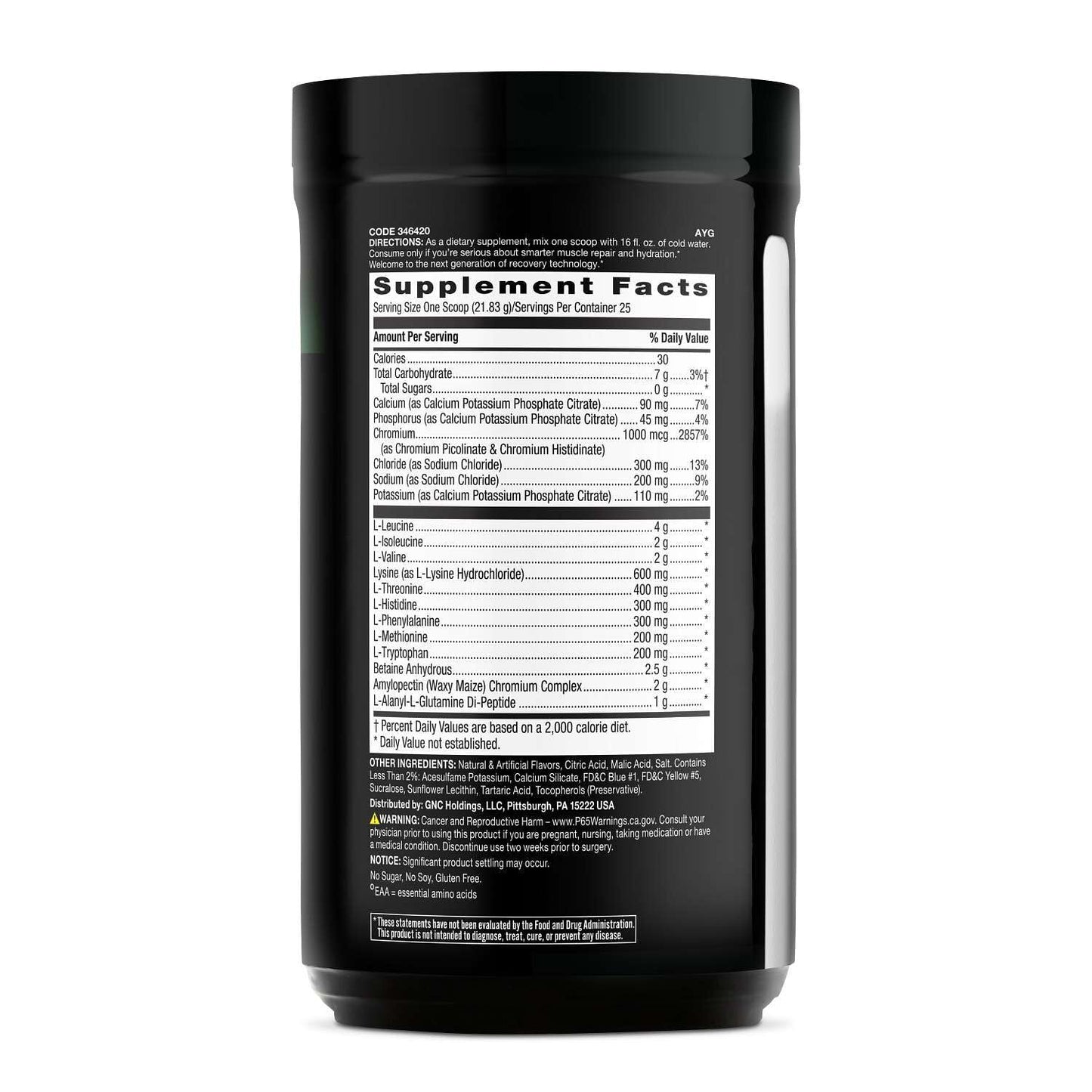Beyond Raw Precision Amino supplement powder tub