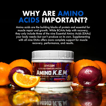 Professional athlete training with Evogen Amino KEM