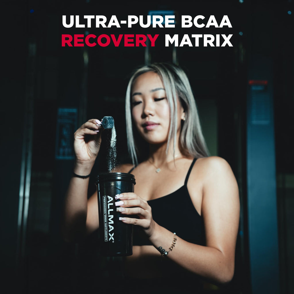 Authentic USA imported Allmax Aminocore BCAA packaging display
