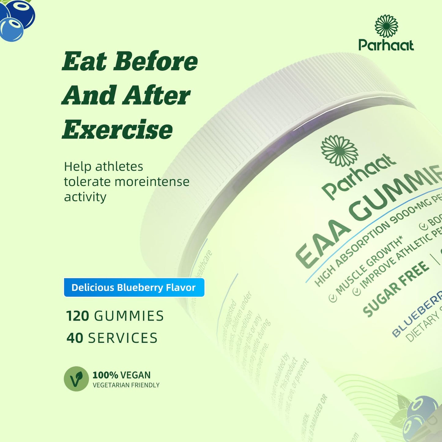 Biyode Parhaat EAA nutritional supplement facts