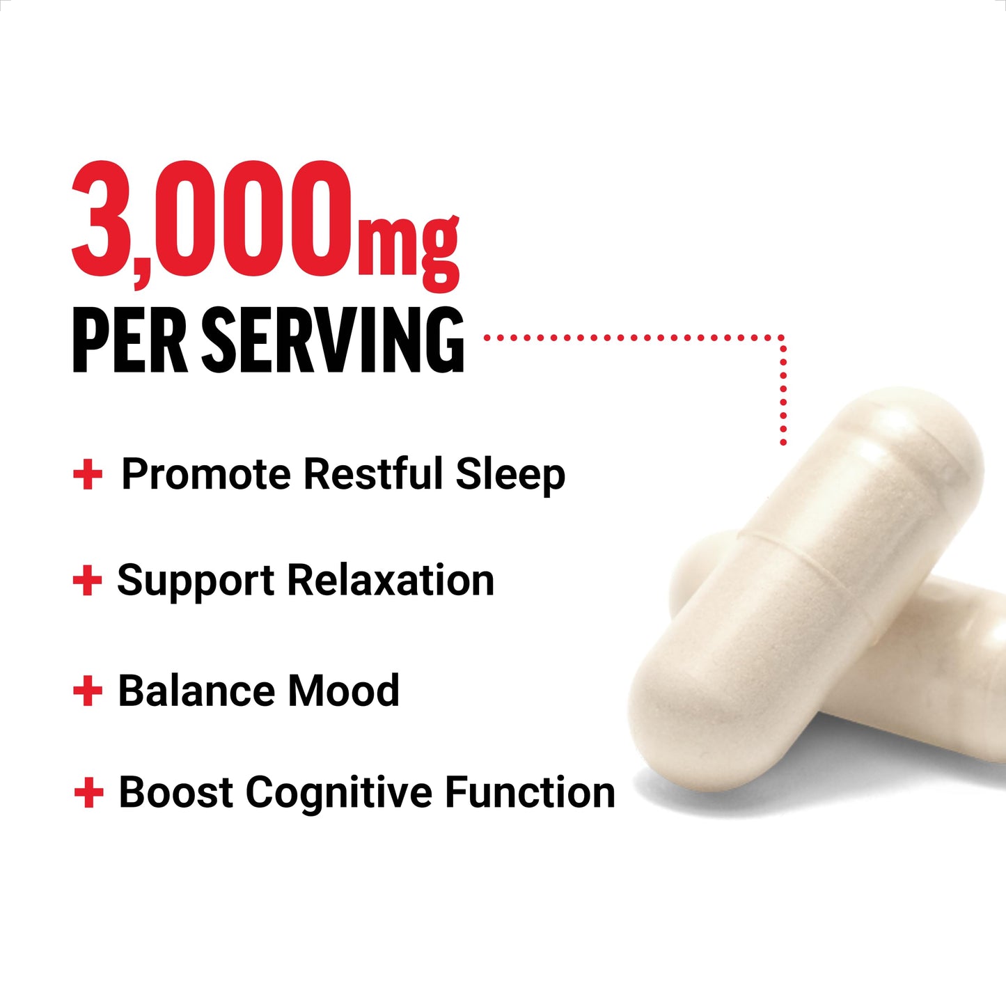 Force Factor Glycine vegetable capsules bottle label
