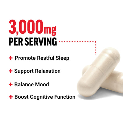 Force Factor Glycine vegetable capsules bottle label