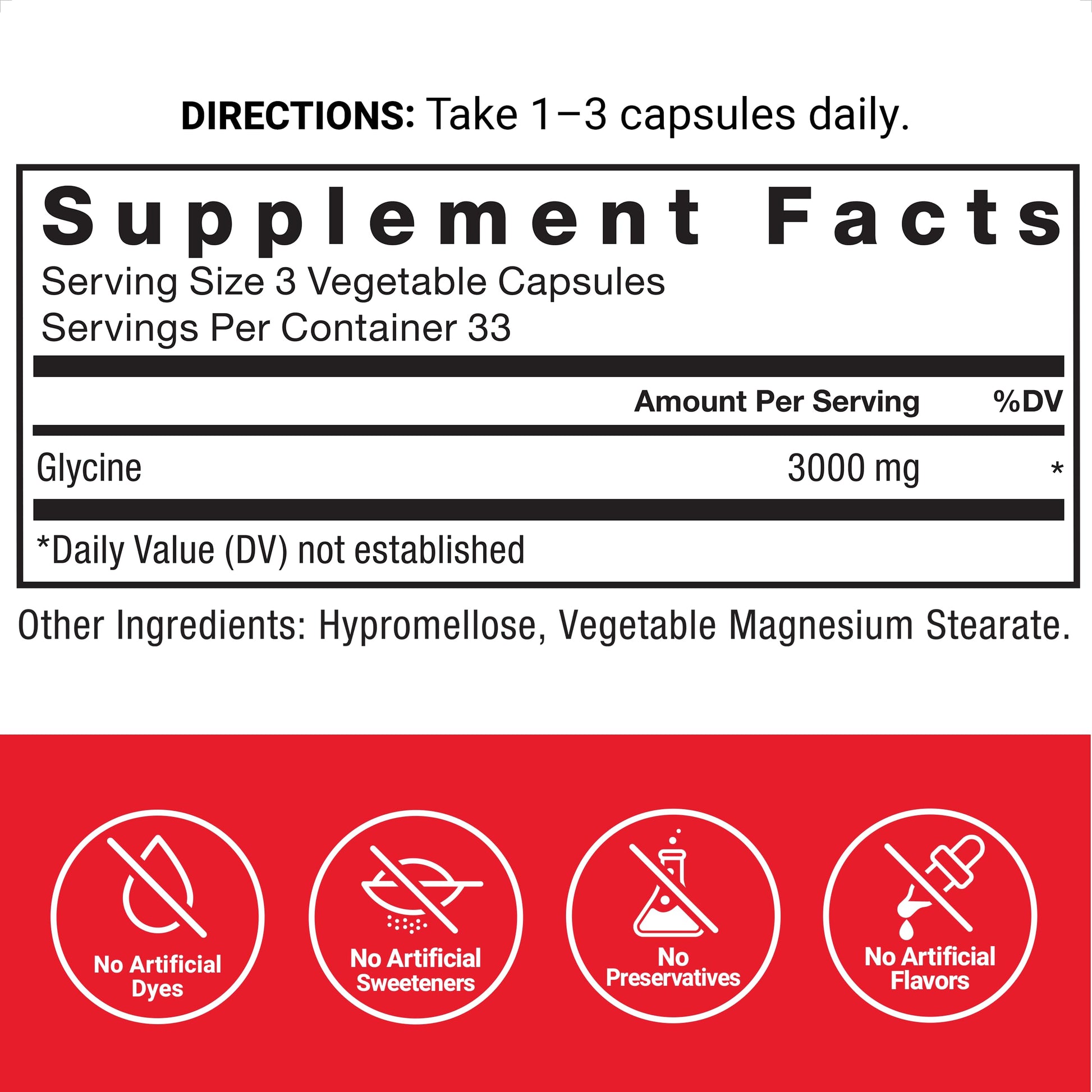 Authentic Force Factor Glycine USA imported bottle