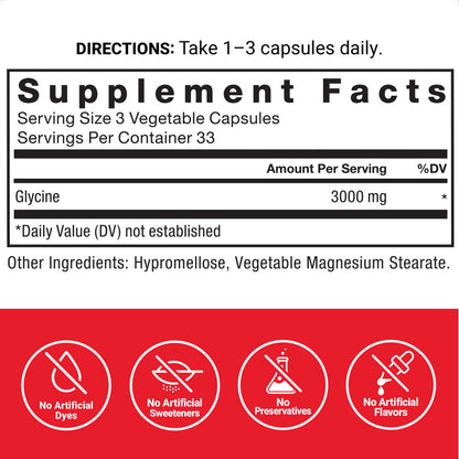Authentic Force Factor Glycine USA imported bottle