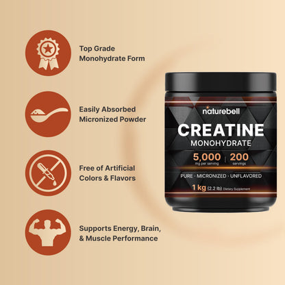 NatureBell Keto Friendly Creatine Monohydrate